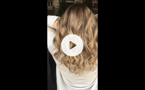hair paint video